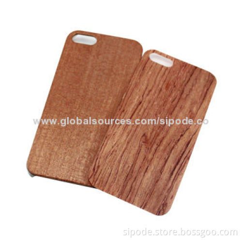 Cases for iPhone 5, with Wooden IMD Printing